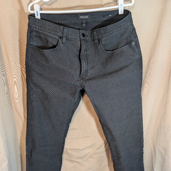 Huckberry Proof Rover Pant - Anthracite Black Gray - Slim 33x30 - Picture 1 of 5